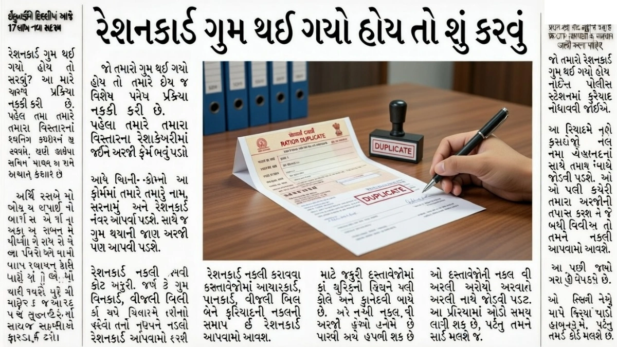 Duplicate Ration Card