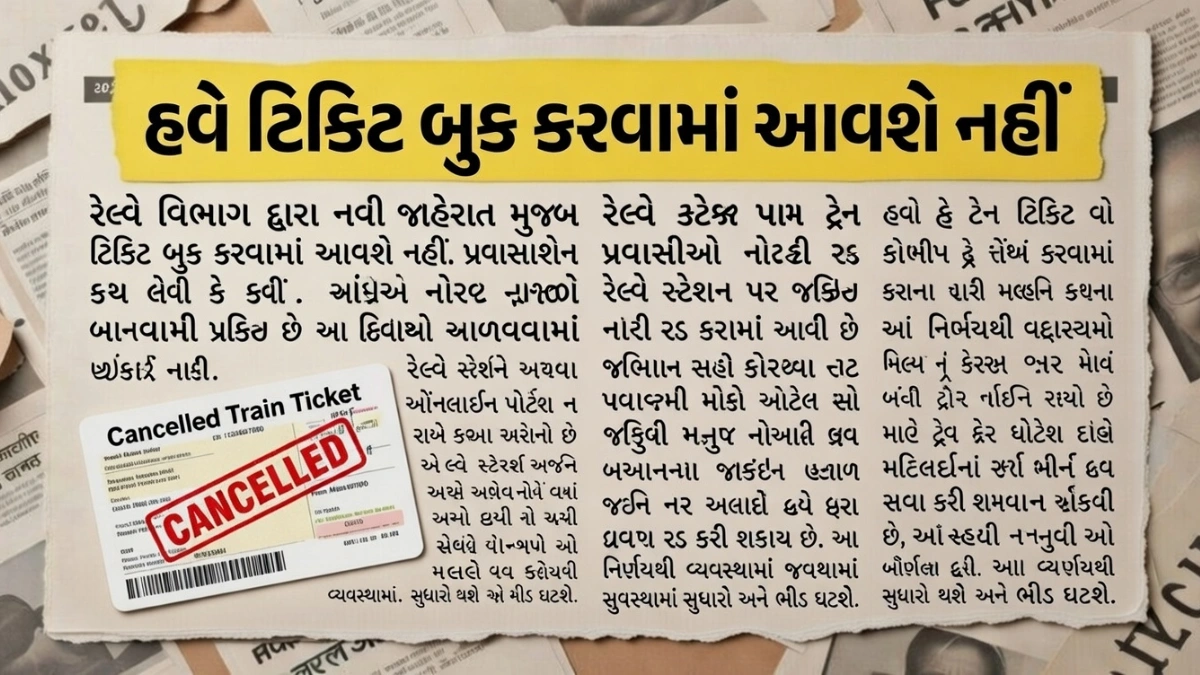 IRCTC Ticket Booking Update