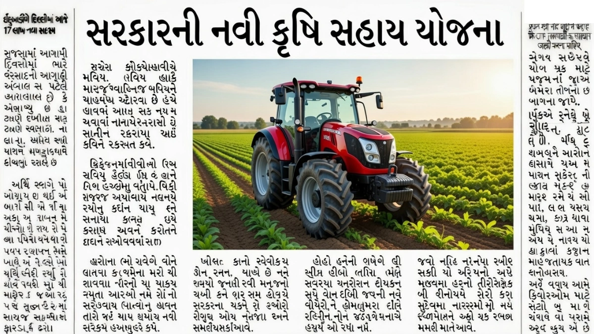 Tractor Subsidy Gujarat